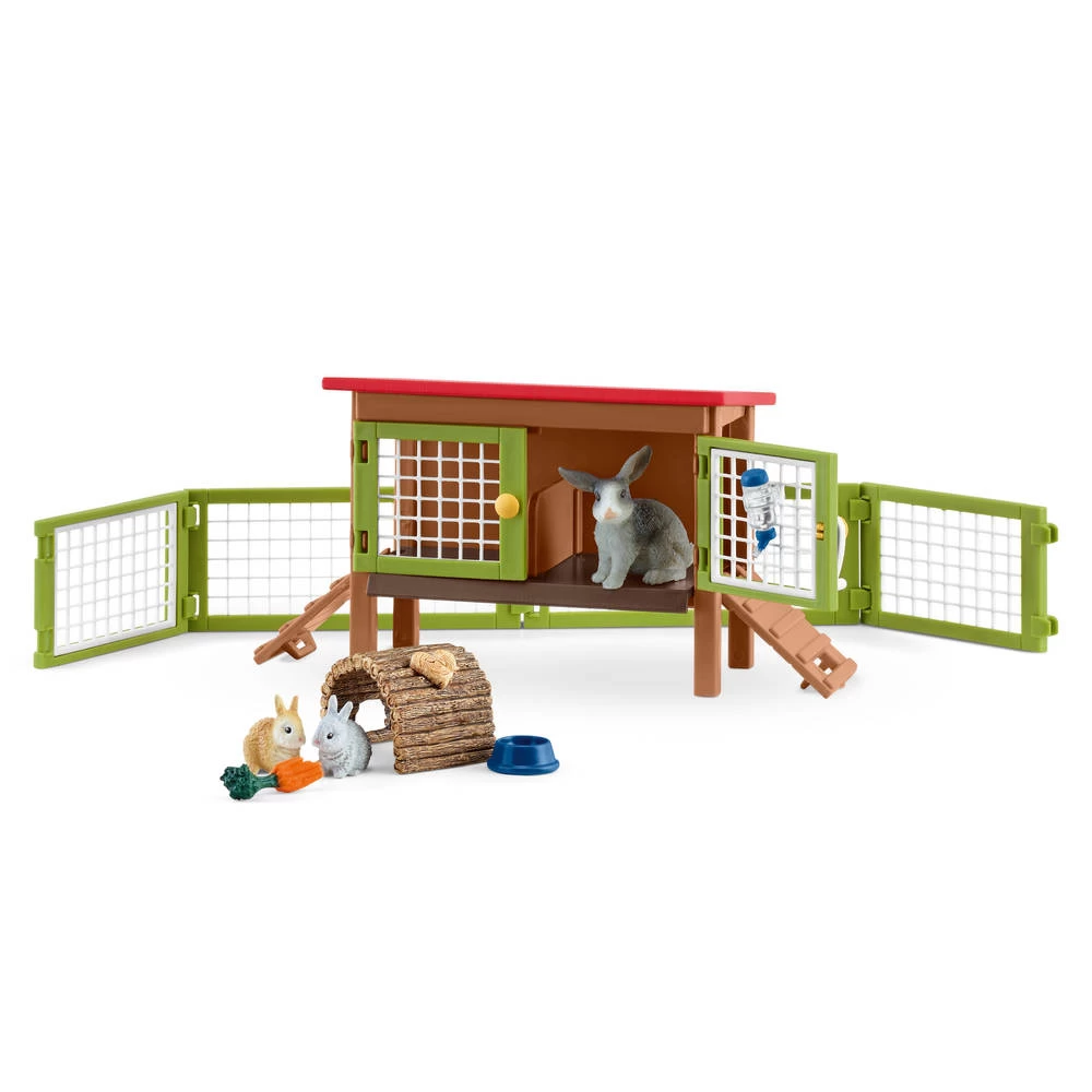 Schleich FARM WORLD Konijnenhok 42420 - Afbeelding 3