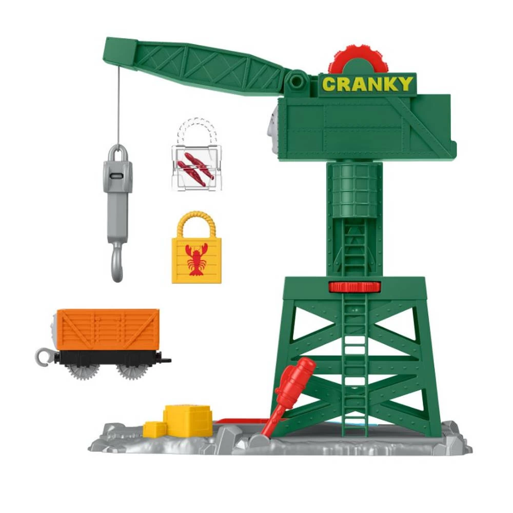 MATTEL Thomas & Friends TrackMaster Cranky De Hijskraan Speelset - Afbeelding 4