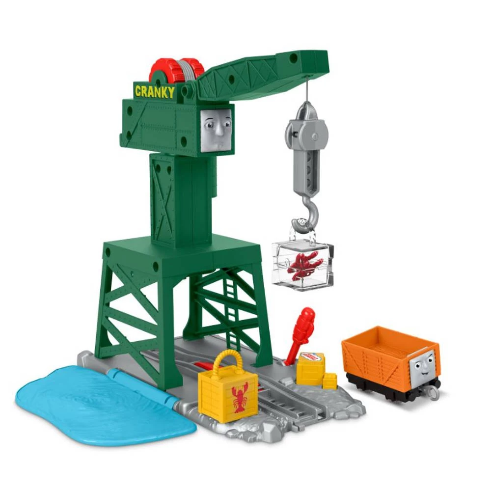 MATTEL Thomas & Friends TrackMaster Cranky De Hijskraan Speelset - Afbeelding 2