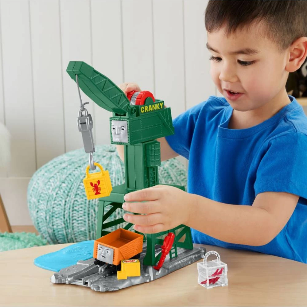 MATTEL Thomas & Friends TrackMaster Cranky De Hijskraan Speelset - Afbeelding 6