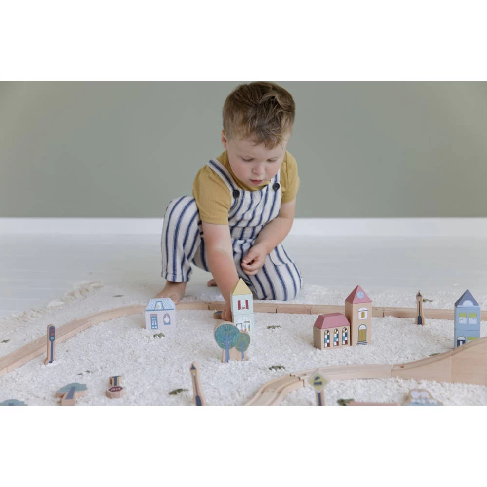 Little Dutch Little Railway Collection Treinbaan XXL Starterkit - Afbeelding 4