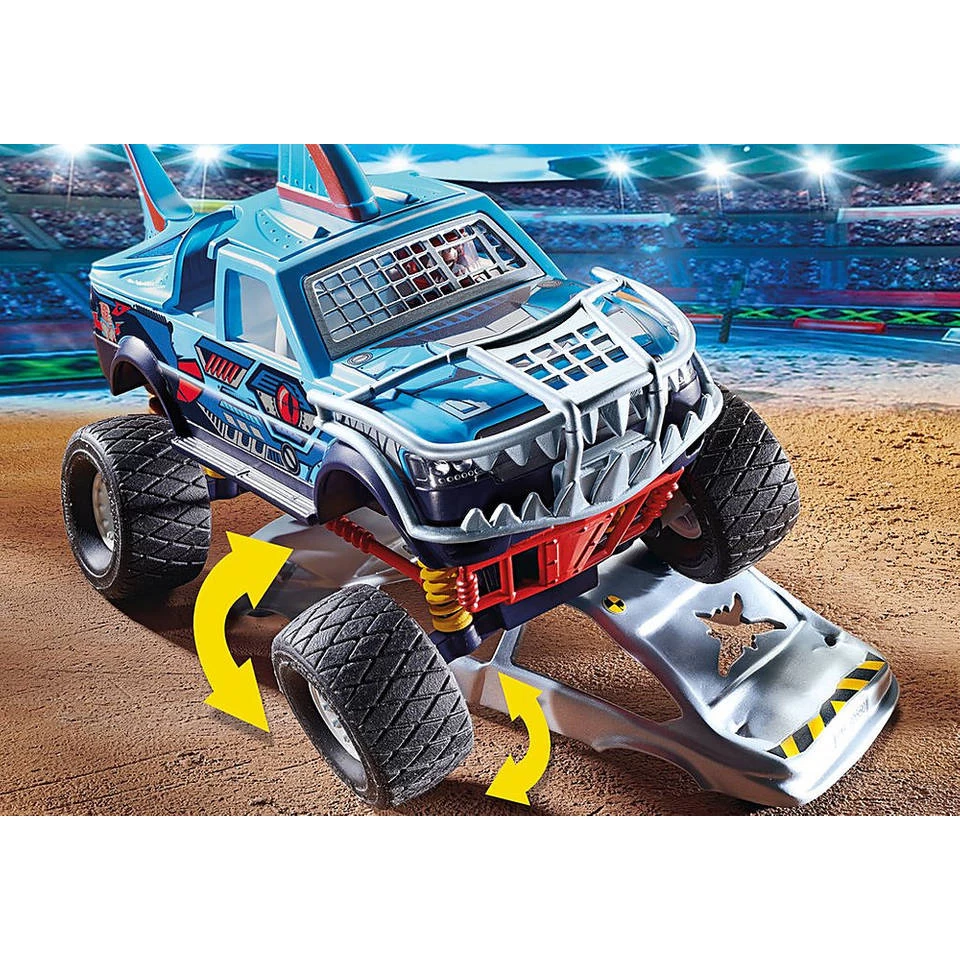 PLAYMOBIL Stuntshow Monstertruck Haai 70550 - Afbeelding 2