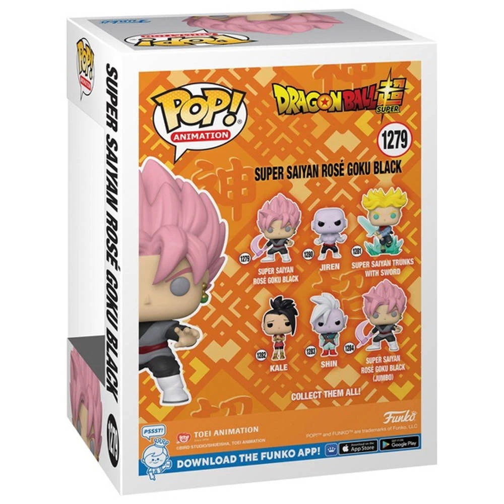 Funko Pop! Figuur Dragon Ball Super Super Saiyan Rosé Goku Black GITD - Afbeelding 4